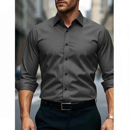 Tedd | Men’s Slim Fit White Button-Down Shirt