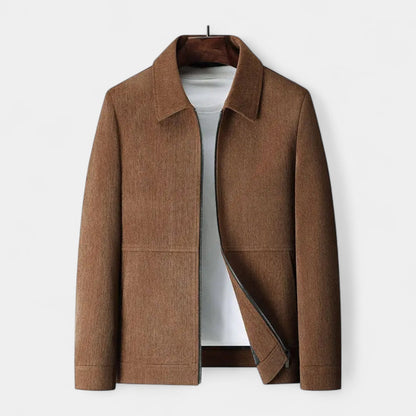 Terrence | Men’s Textured Harrington Super Shirt