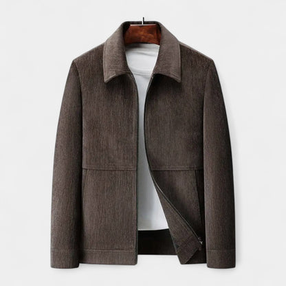 Terrence | Men’s Textured Harrington Super Shirt