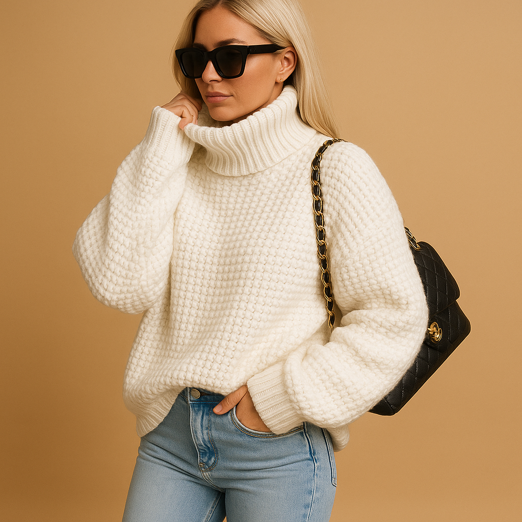 Tine | Women’s Knitted Crop Sweater