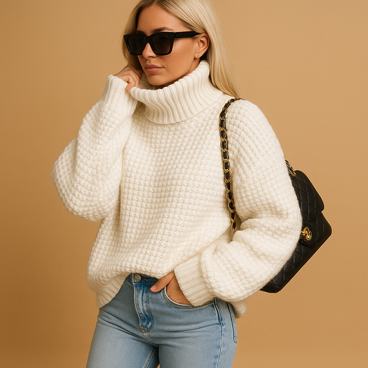 Tine | Women’s Knitted Crop Sweater