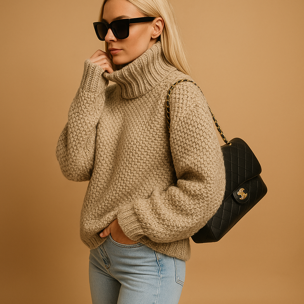 Tine | Women’s Knitted Crop Sweater