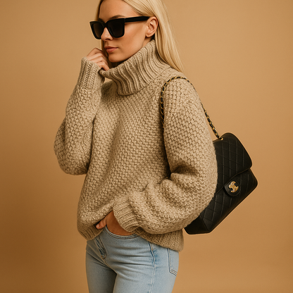 Tine | Women’s Knitted Crop Sweater