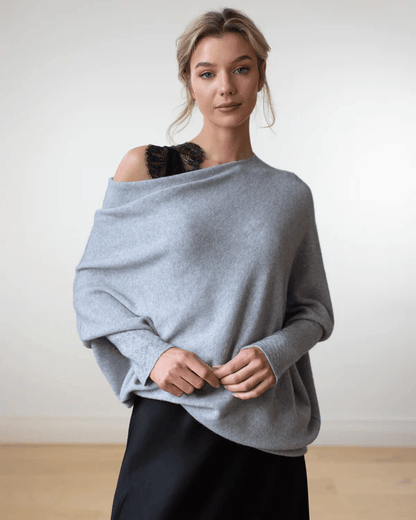 Trania | Off Shoulder Loose Fit Sweater for Women