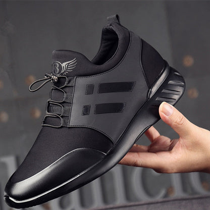 Travis | Men’s Premium Faux Leather Comfort Sneakers