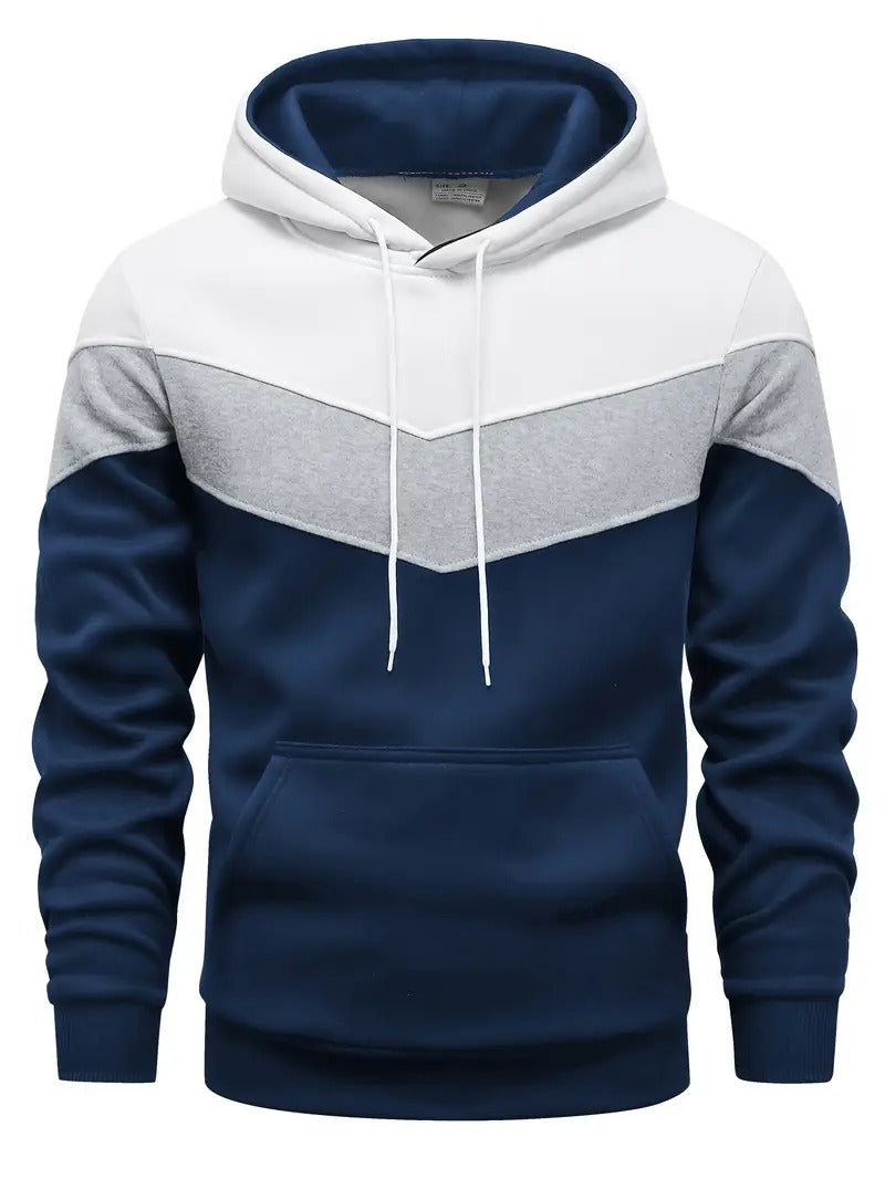 Trevor | Men’s Color Block Graphic Hoodie