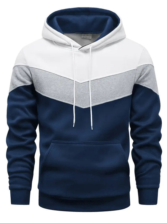 Trevor | Men’s Color Block Graphic Hoodie