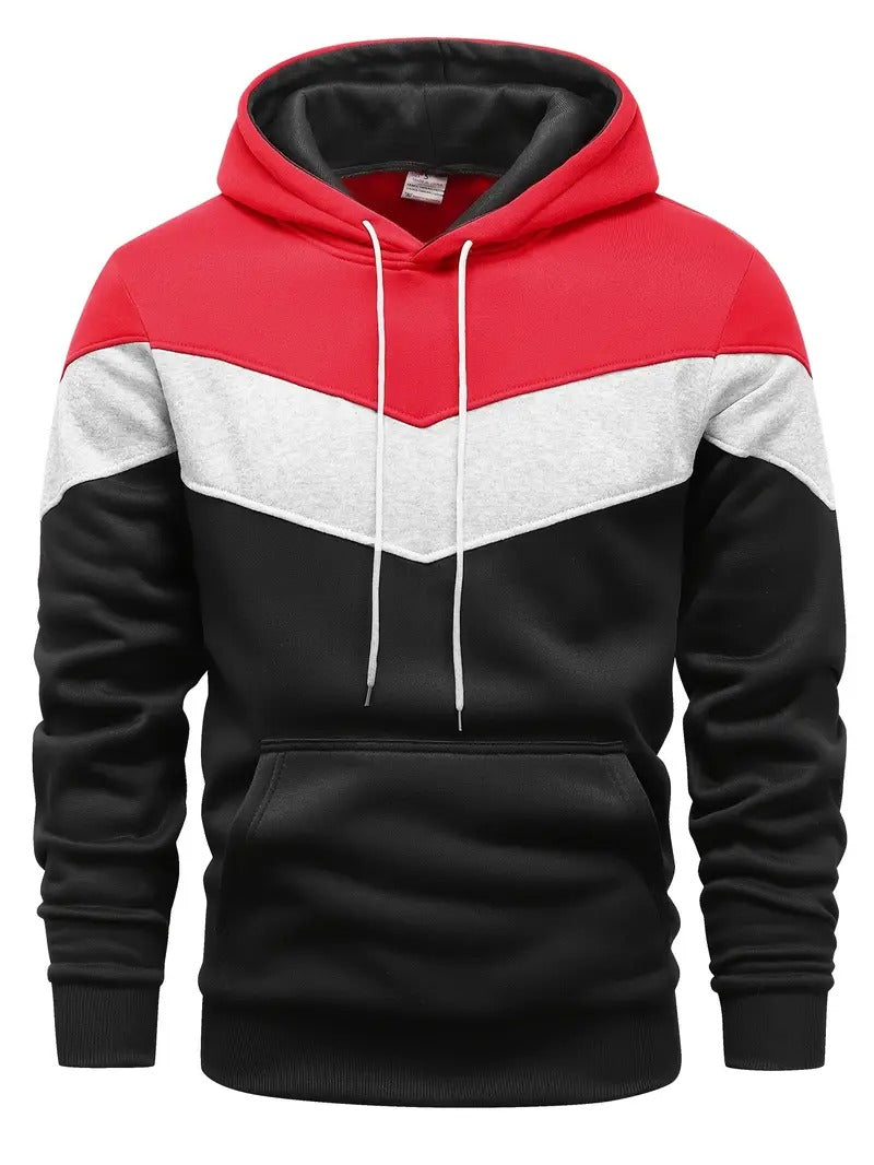 Trevor | Men’s Color Block Graphic Hoodie