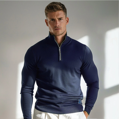 Troy | Men’s Half-Zip Sweater with Unique Design