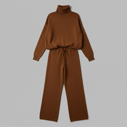 Karina Women's Loungewear Set | Turtleneck and Long Pants