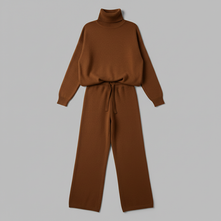 Karina Women's Loungewear Set | Turtleneck and Long Pants