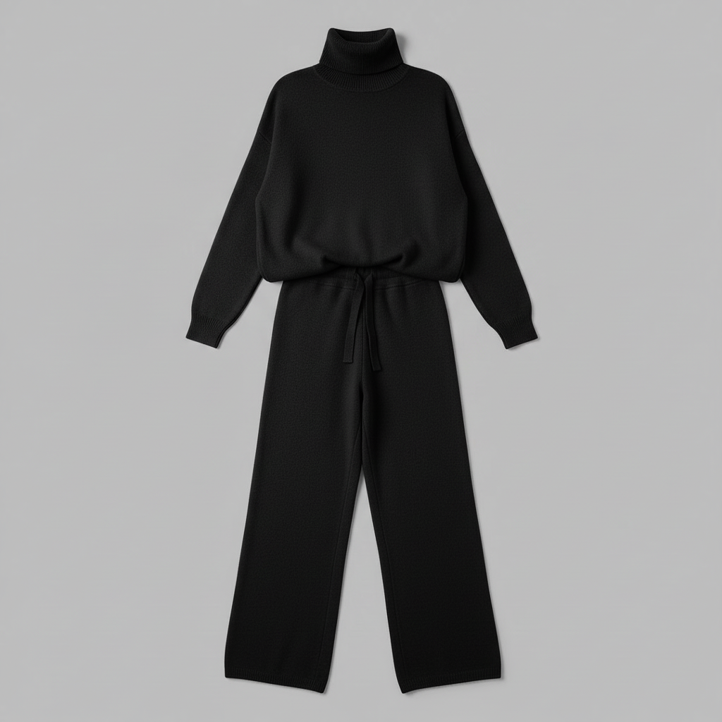 Karina Women's Loungewear Set | Turtleneck and Long Pants