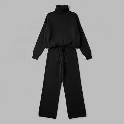 Karina Women's Loungewear Set | Turtleneck and Long Pants