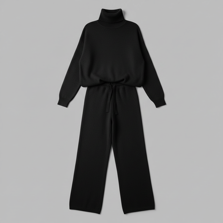 Karina Women's Loungewear Set | Turtleneck and Long Pants