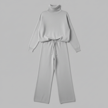 Karina Women's Loungewear Set | Turtleneck and Long Pants