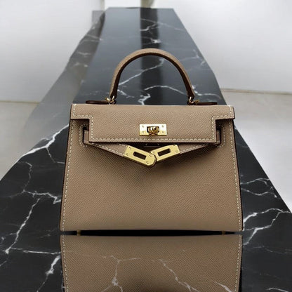 Marcie | Women’s Structured Leather Top Handle Handbag