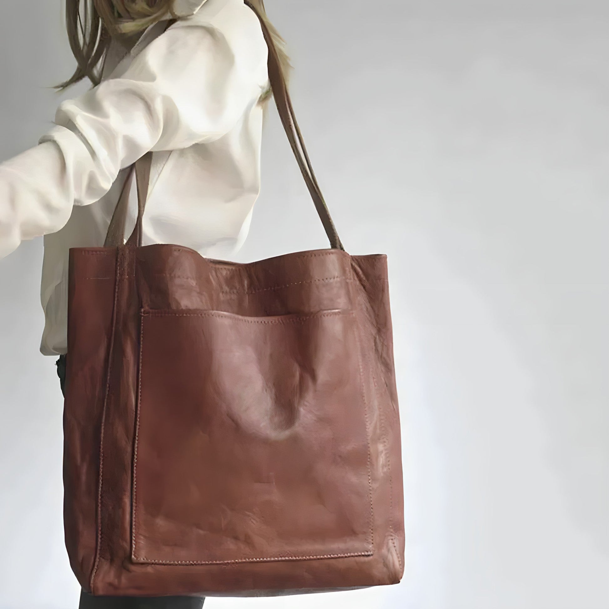 Vegan Leather Tote Bag | Stylish Women's Handbag 4