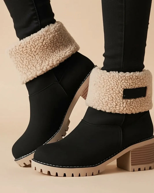 Viretta | Women’s Sherpa Cuff Ankle Boots