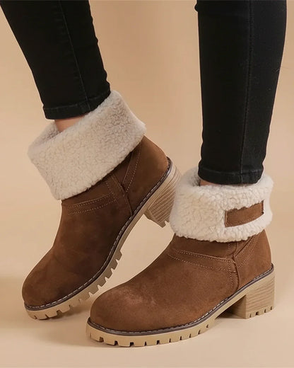 Viretta | Women’s Sherpa Cuff Ankle Boots
