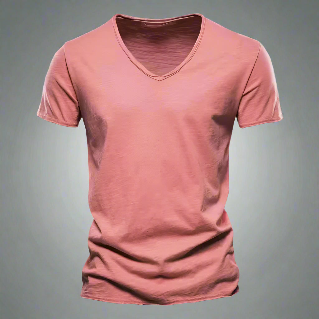 Winslow | Men’s 100% Cotton V-Neck Shirt