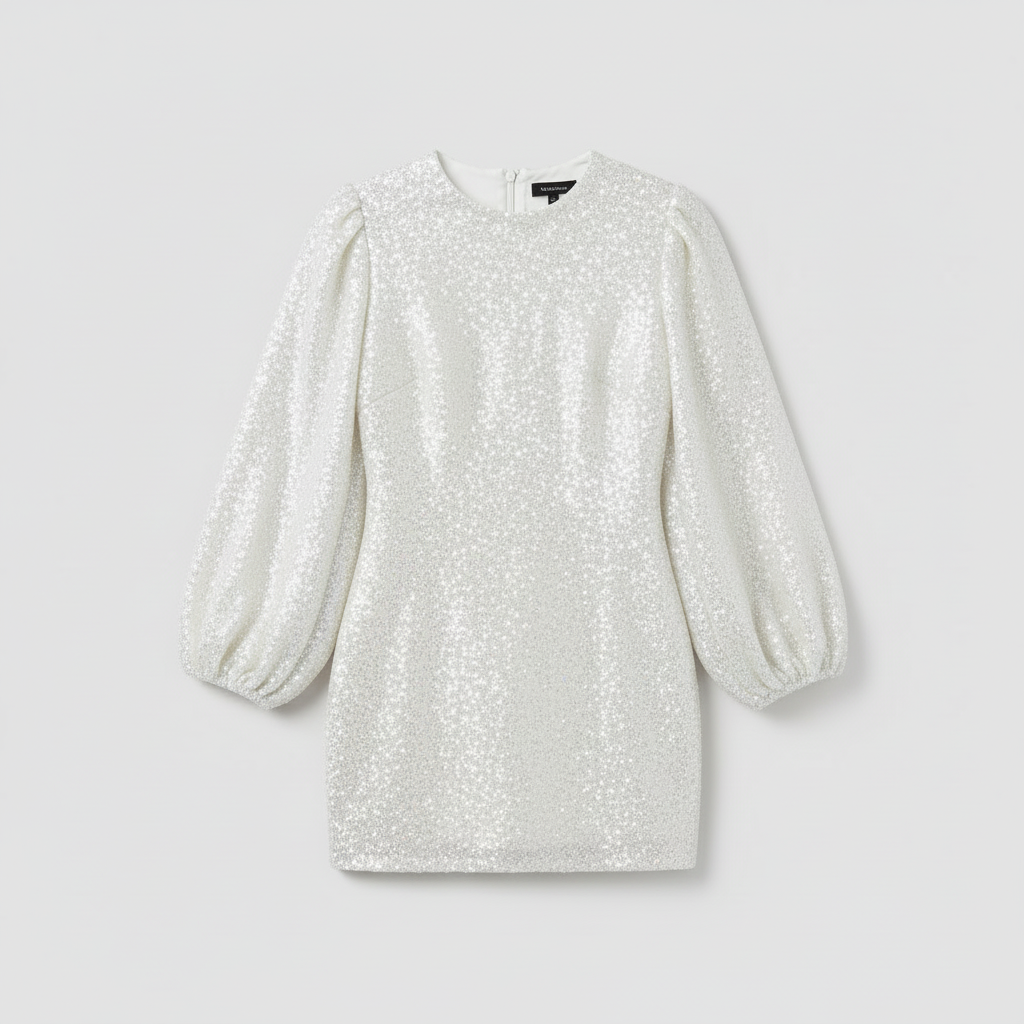 Nicoline | Women's Glitter Cocktail Dress with V-Neck