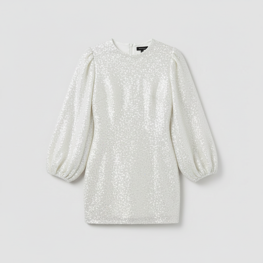 Nicoline | Women's Glitter Cocktail Dress with V-Neck