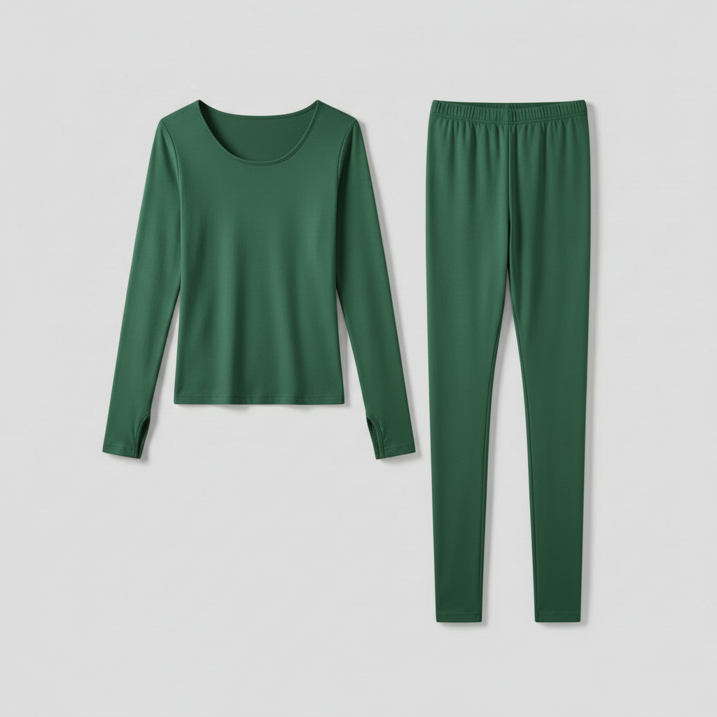 Ultrathin Thermal Underwear Set | Women's Plus Size Thermal Clothing