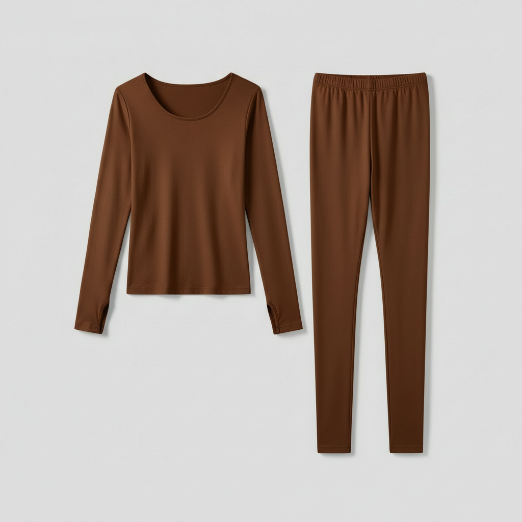Ultrathin Thermal Underwear Set | Women's Plus Size Thermal Clothing