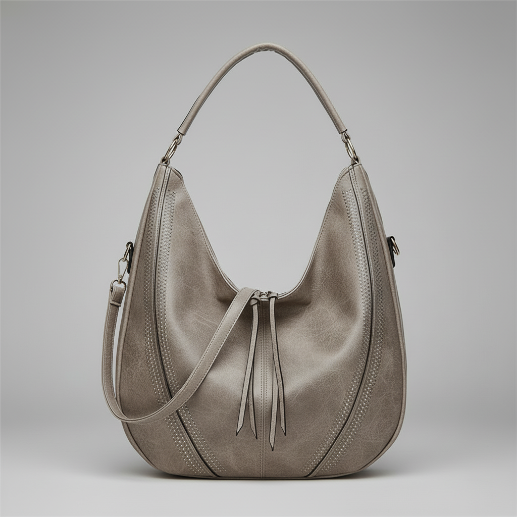 Black Shoulder Bag | Women's Stylish PU Leather Tote