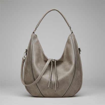 Black Shoulder Bag | Women's Stylish PU Leather Tote