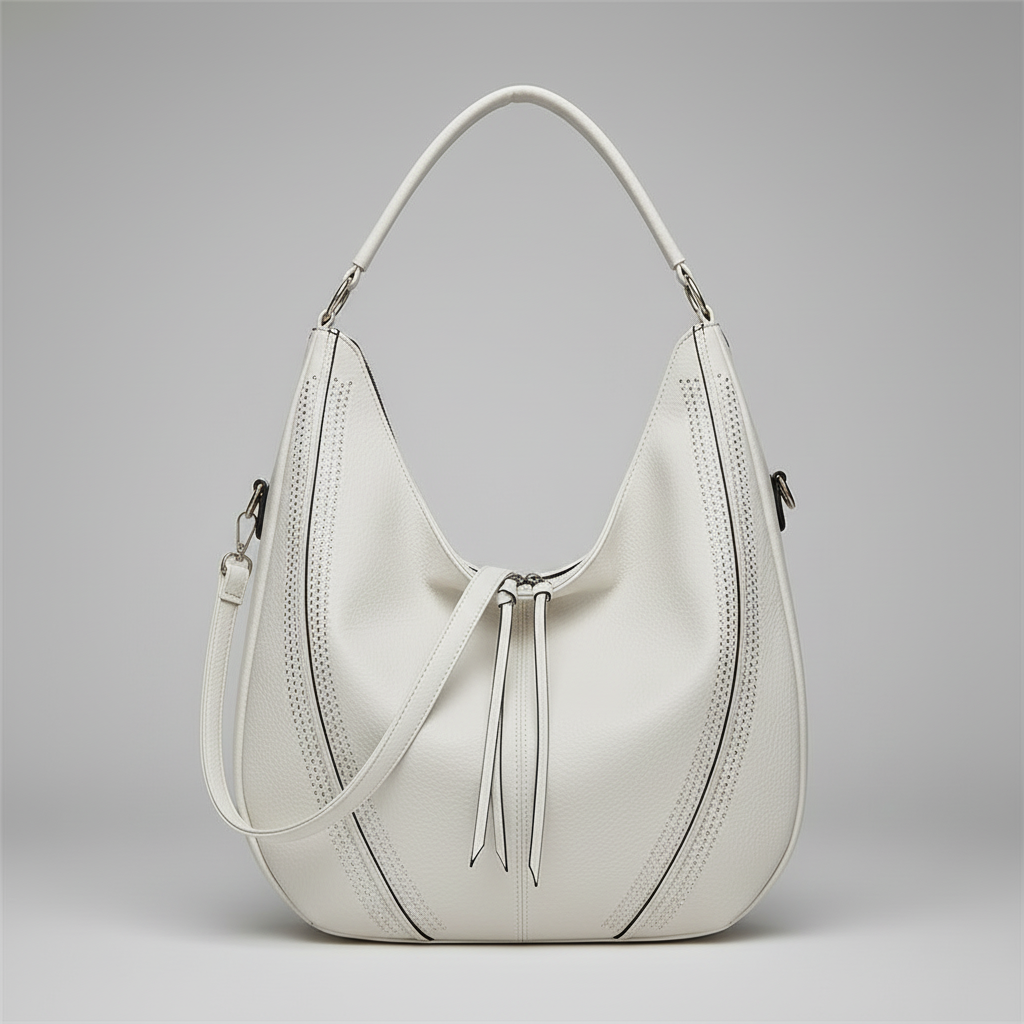 Black Shoulder Bag | Women's Stylish PU Leather Tote