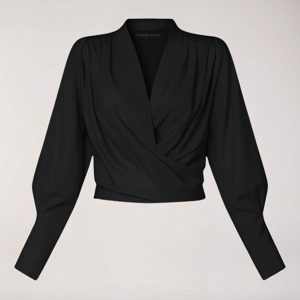 Velisse | Women’s Satin Puff Sleeve Blouse