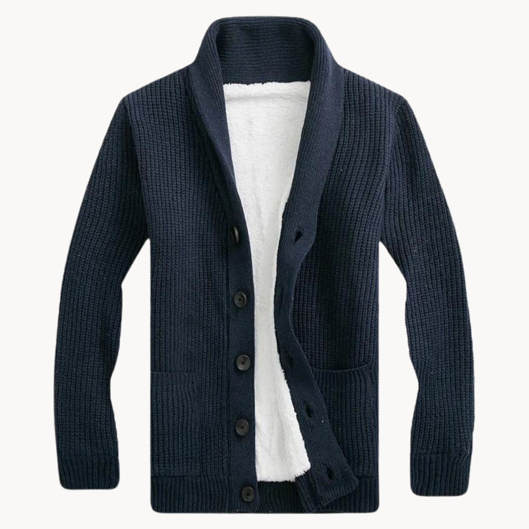 Alira | Women’s Fleece Shawl Collar Cardigan