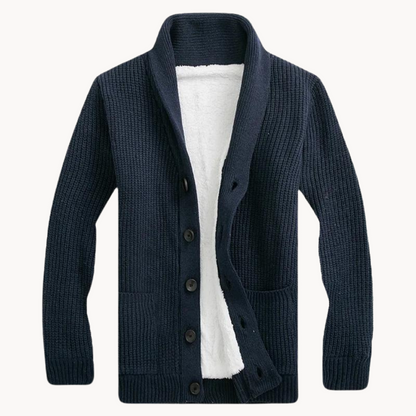 Alira | Women’s Fleece Shawl Collar Cardigan
