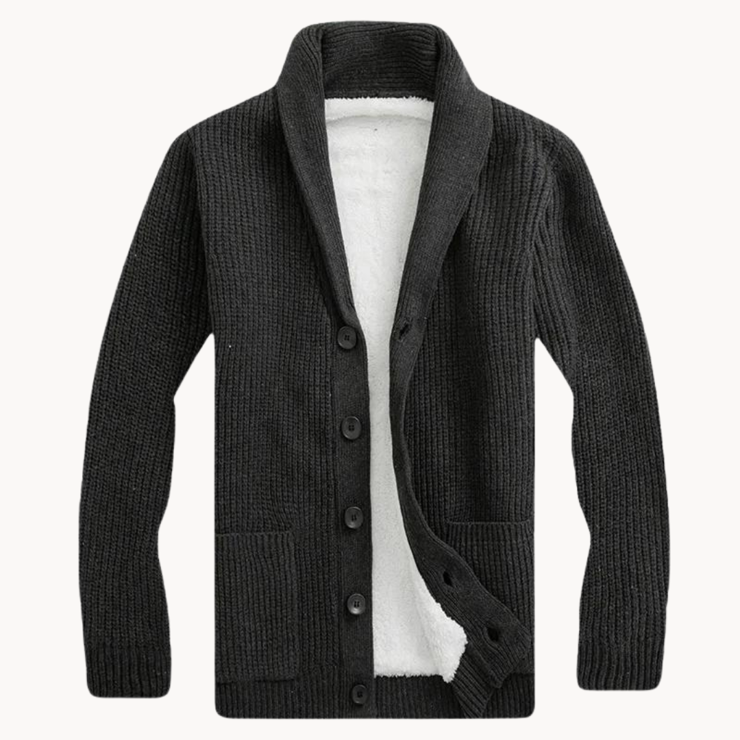 Alira | Women’s Fleece Shawl Collar Cardigan