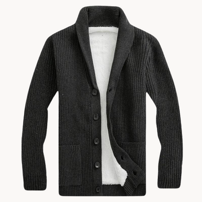 Alira | Women’s Fleece Shawl Collar Cardigan
