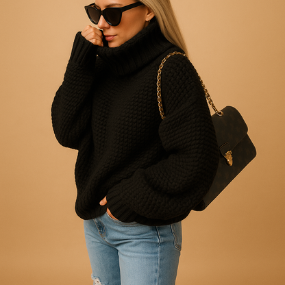Tine | Women’s Knitted Crop Sweater