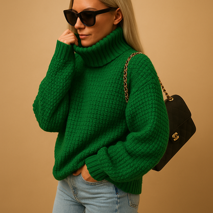 Tine | Women’s Knitted Crop Sweater