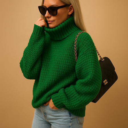 Tine | Women’s Knitted Crop Sweater