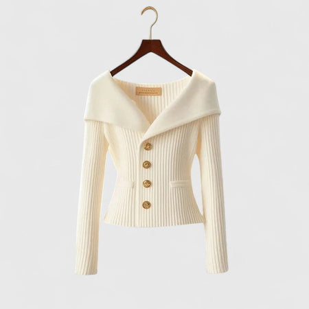Grama | Women’s Off-Shoulder Ribbed Cardigan
