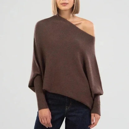 Trania | Off Shoulder Loose Fit Sweater for Women