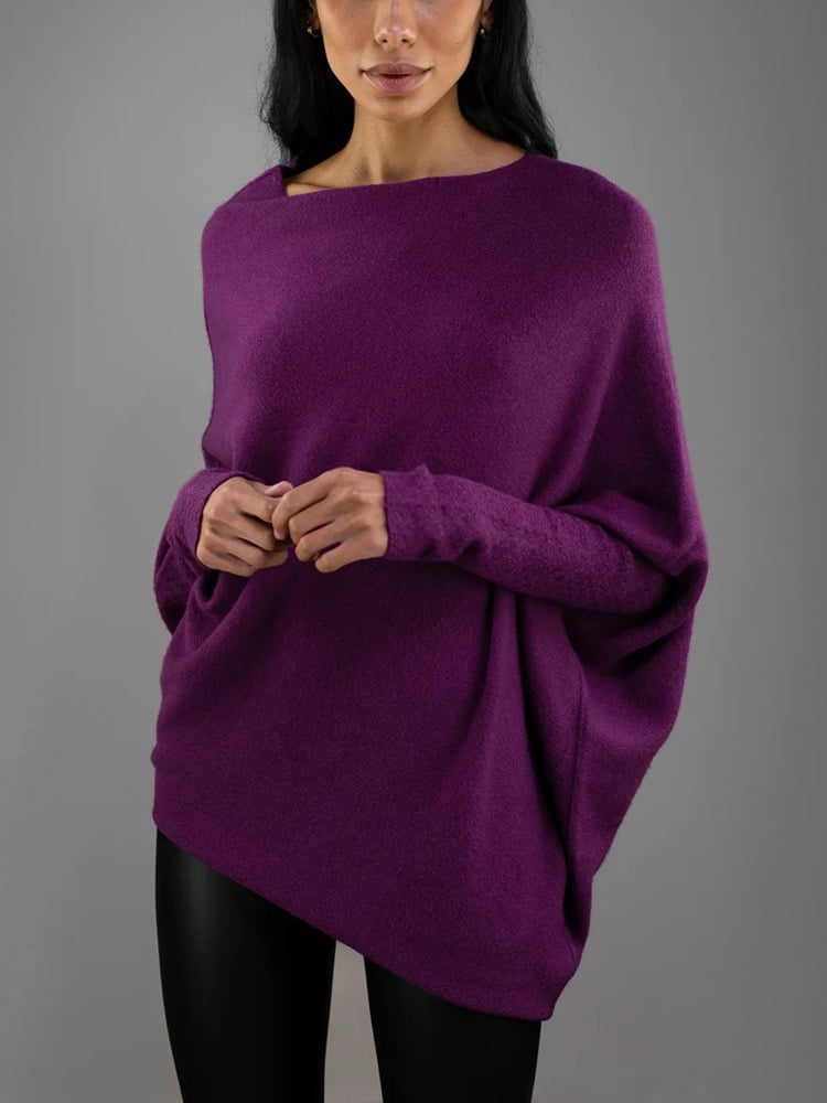 Trania | Off Shoulder Loose Fit Sweater for Women