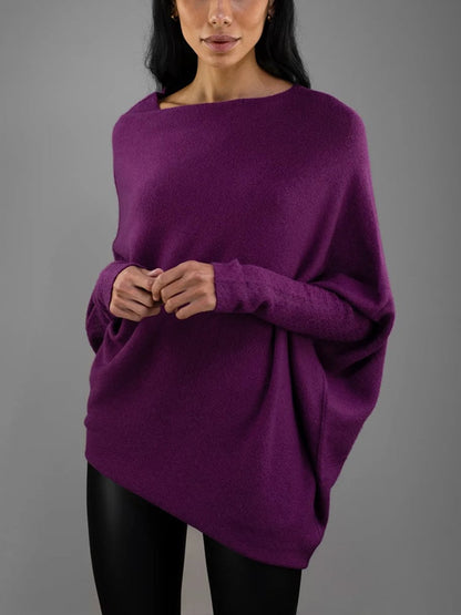 Trania | Off Shoulder Loose Fit Sweater for Women