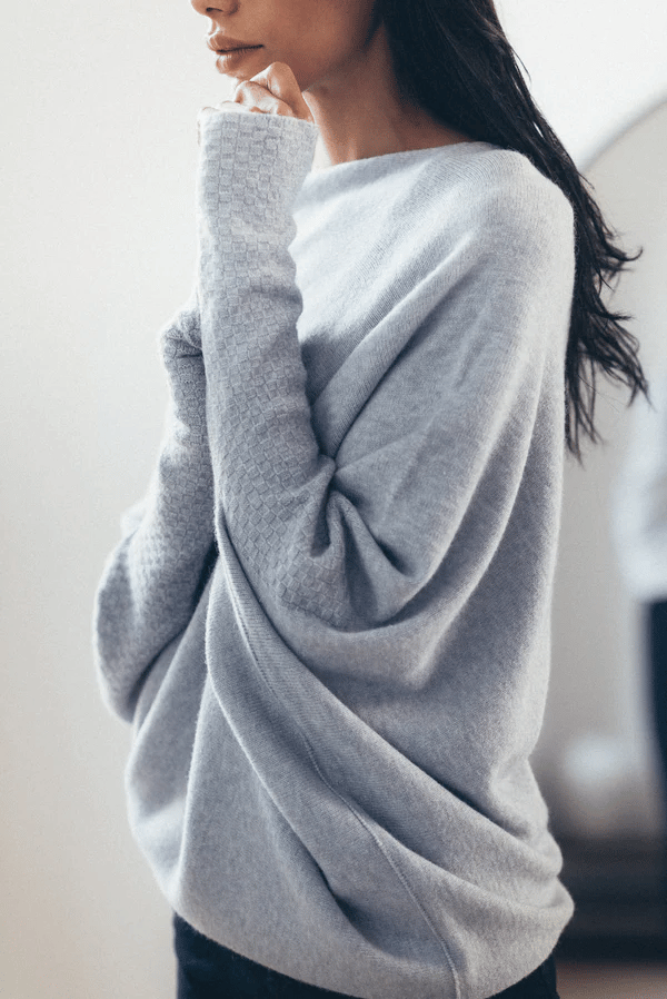 Trania | Off Shoulder Loose Fit Sweater for Women