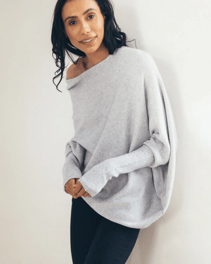 Trania | Off Shoulder Loose Fit Sweater for Women