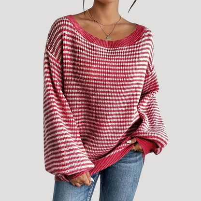 Grins | Women’s Oversized Striped Knit Jumper