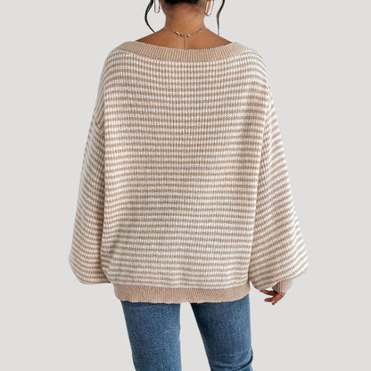 Grins | Women’s Oversized Striped Knit Jumper