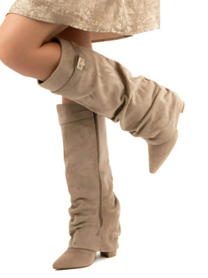 Slouch | Women’s Trendy Folded Slouch Boots