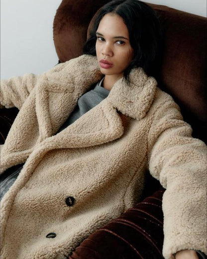 Valla | Women’s Winter Teddy Long Coat