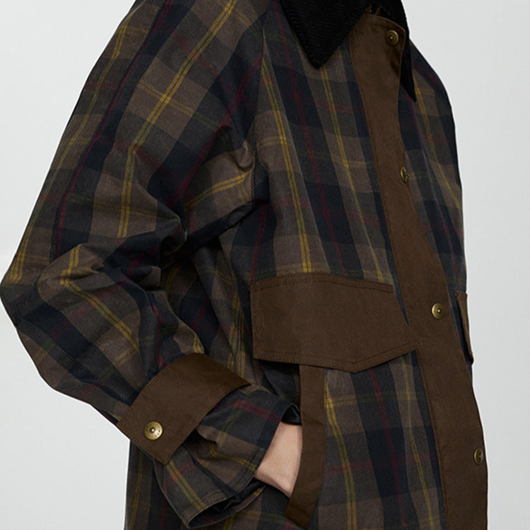 Tron | Men’s Warm Brushed Winter Jacket with Faux Fur Collar